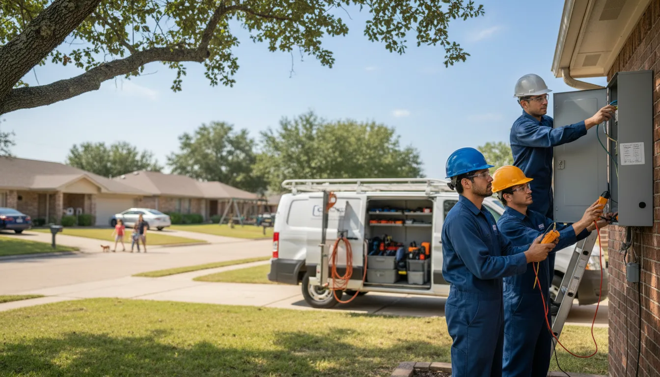 Certified electrician providing emergency electrical services in Lane, IL